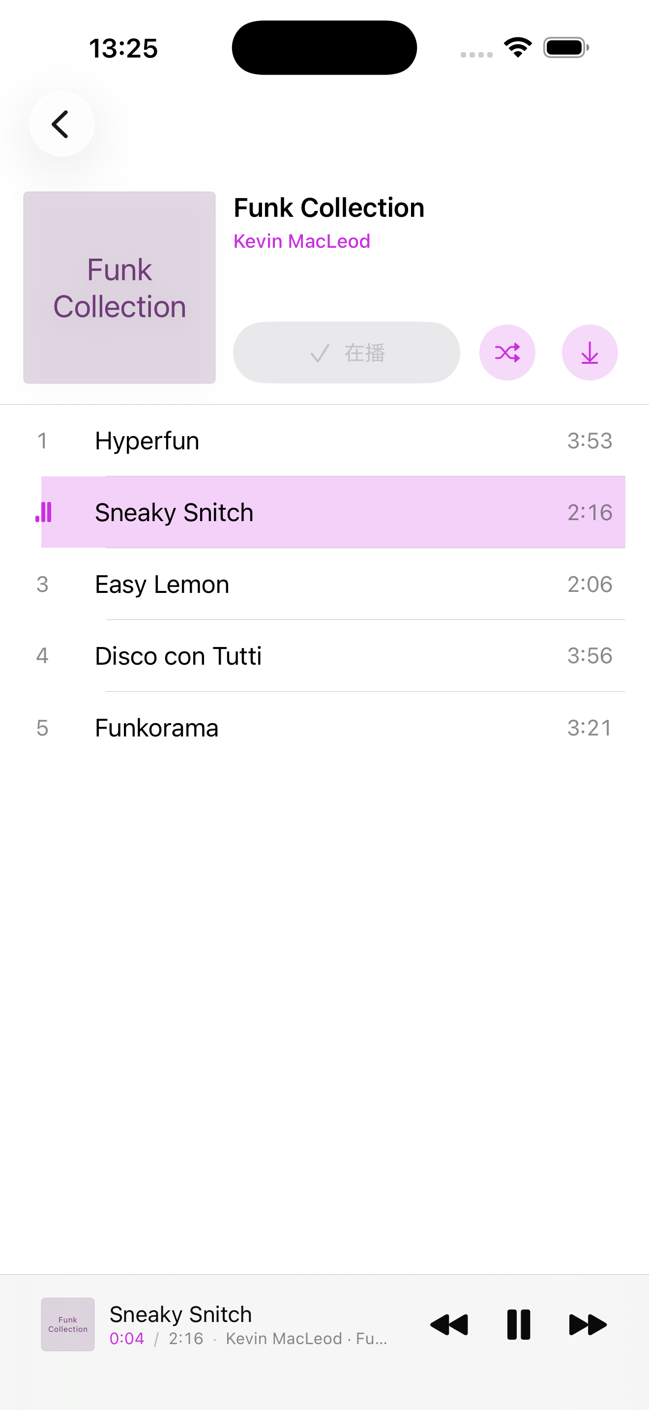 MusicTidy iOS screenshot